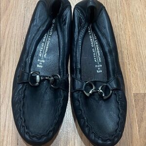 Attilio Giusti Leombruni Black Leather Shoes